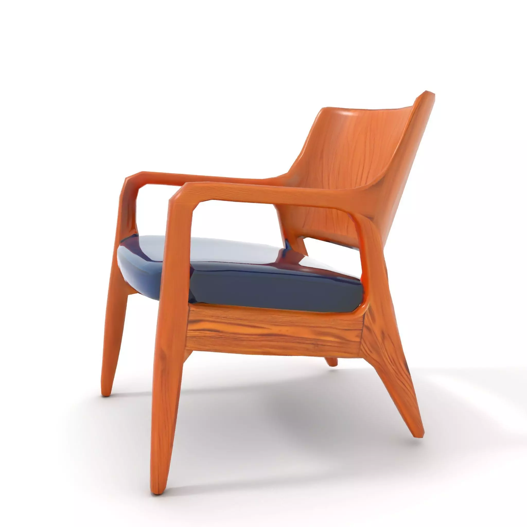 Contemporary Wooden Chair model pack Low-poly 3D model_22