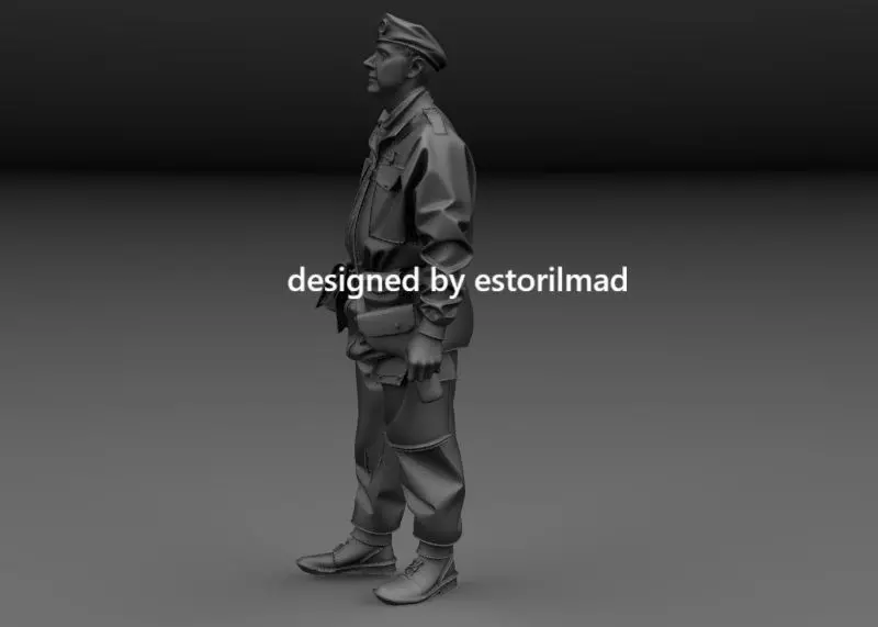 WW2 BRITISH PILOT HORSA GLIDER V2 3D print model_2