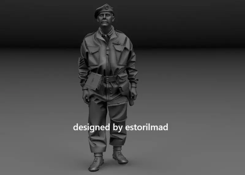 WW2 BRITISH PILOT HORSA GLIDER V2 3D print model_0