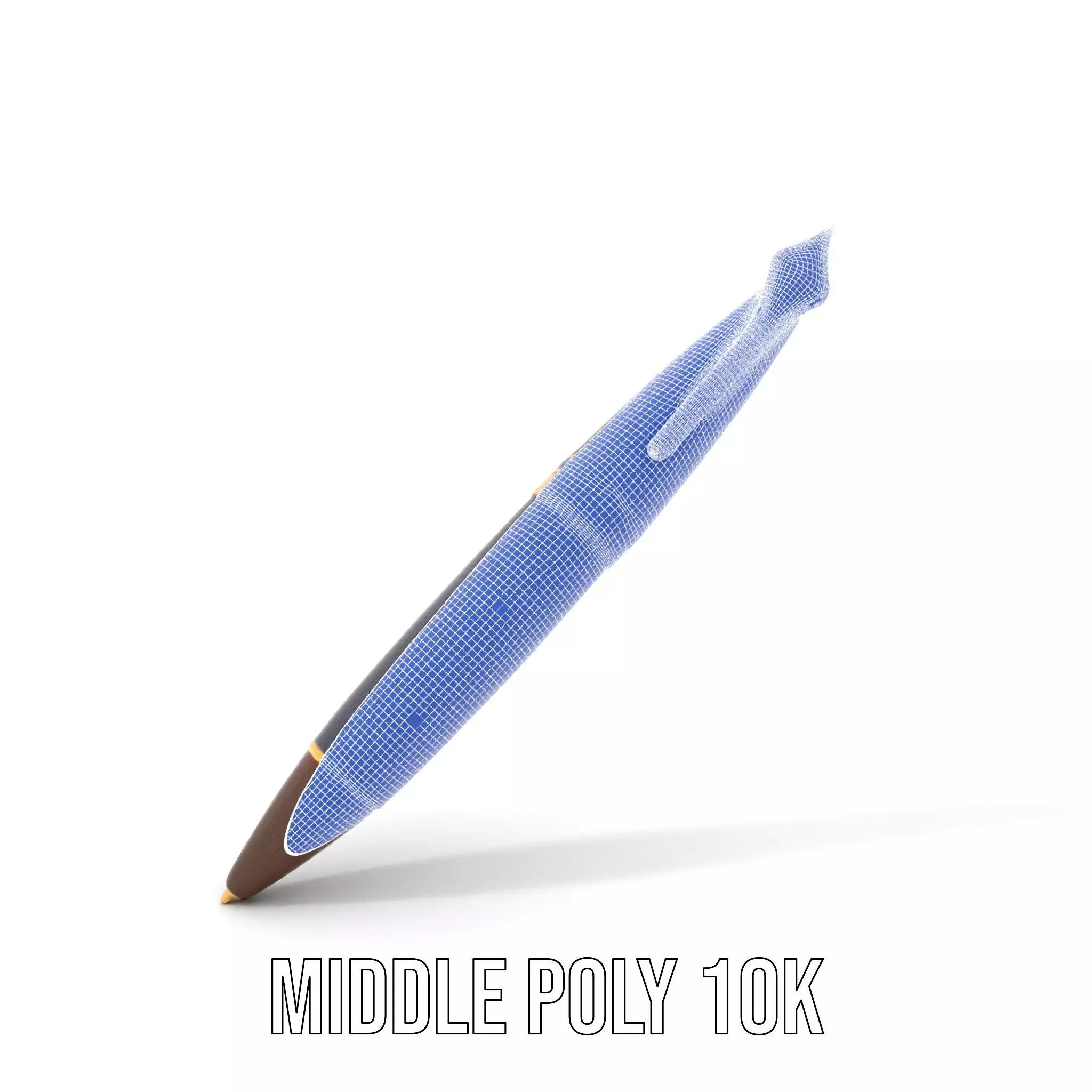 Elegant GoldTipped Pen model pack Low-poly 3D model_24