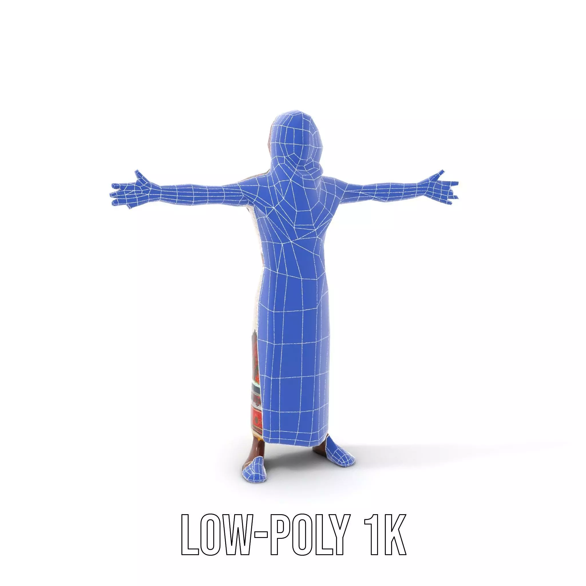 Diverse Ethnic Attire model pack Low-poly 3D model_23
