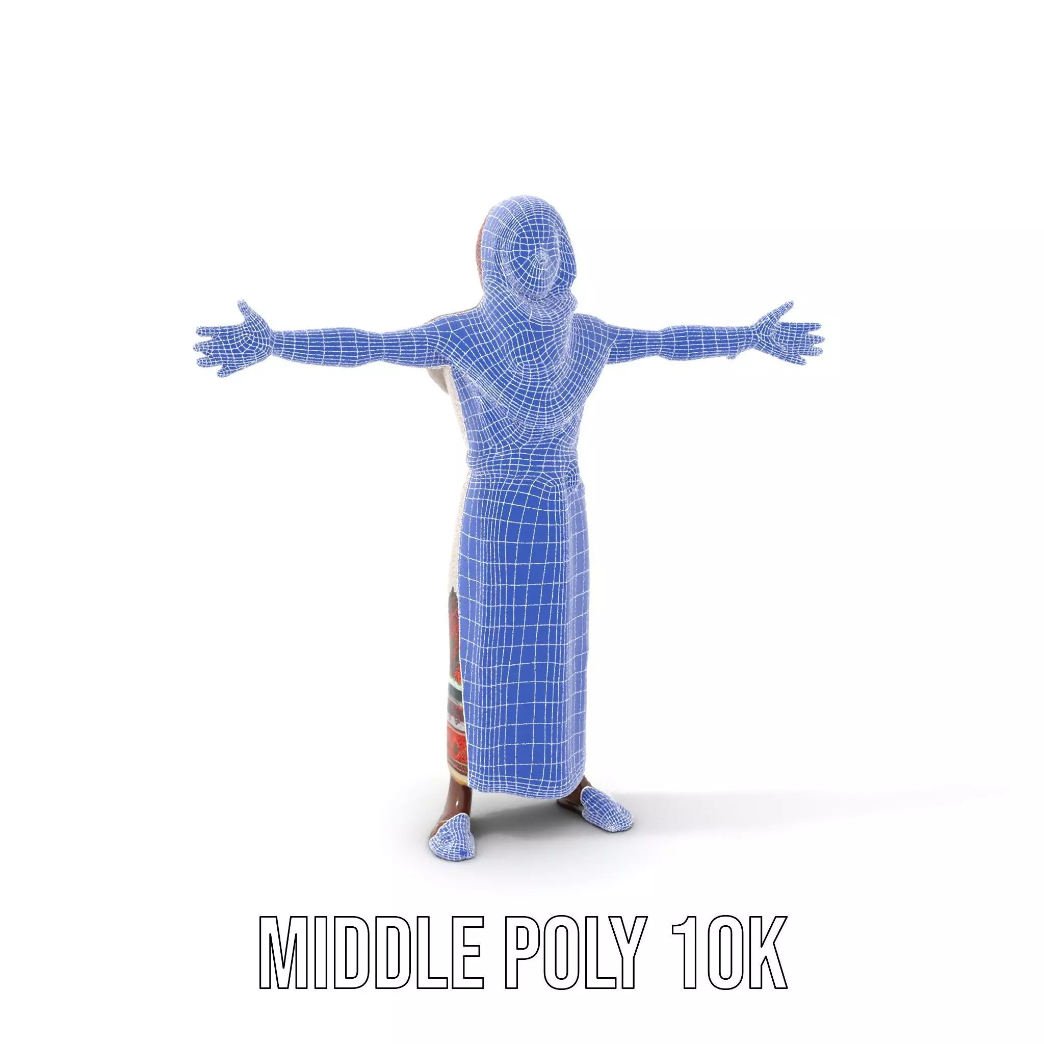 Diverse Ethnic Attire model pack Low-poly 3D model_22