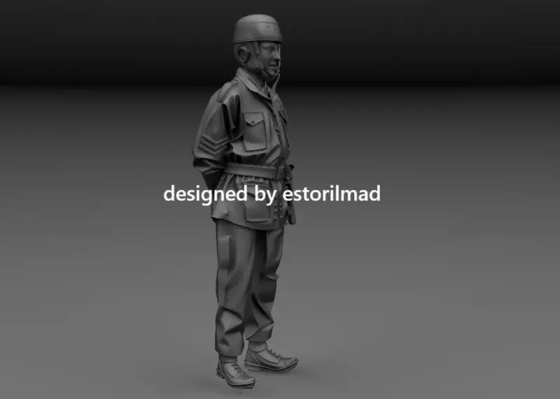 WW2 BRITISH PILOT HORSA GLIDER V4 3D print model_1