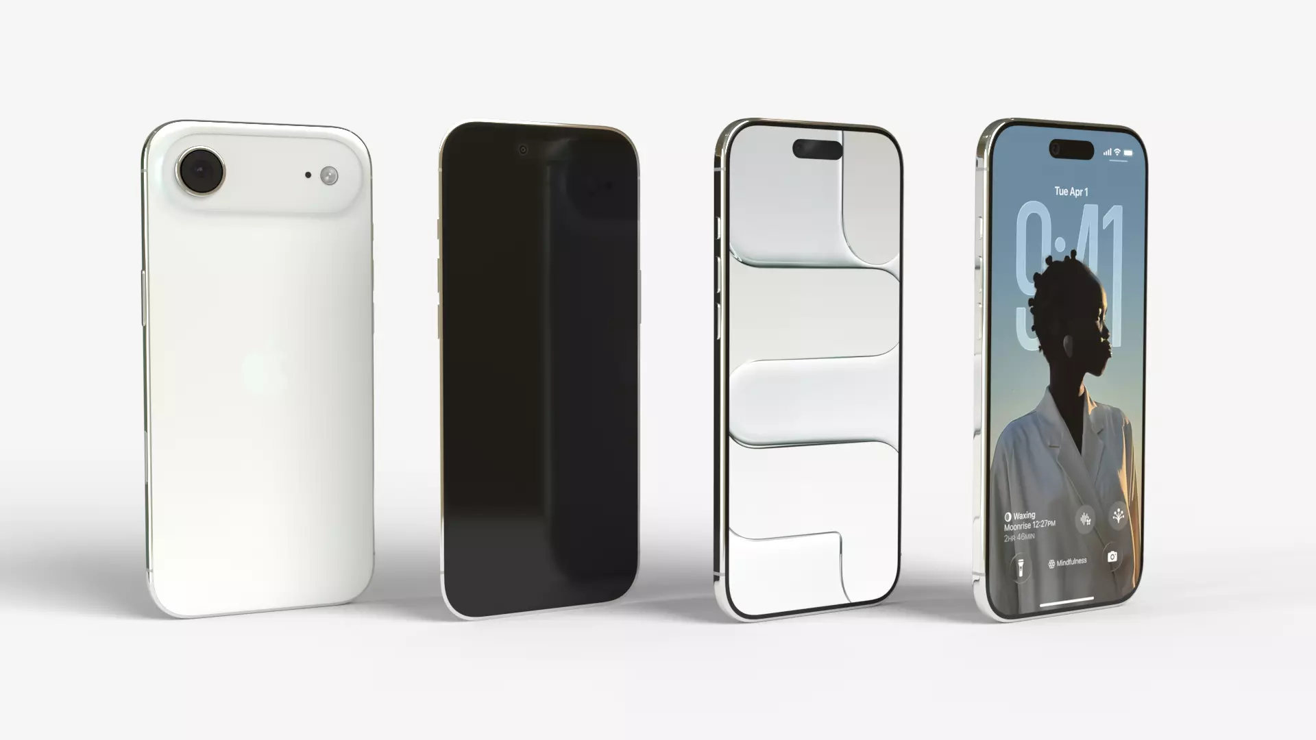 Apple Iphone Air 2025 White 3D model_0