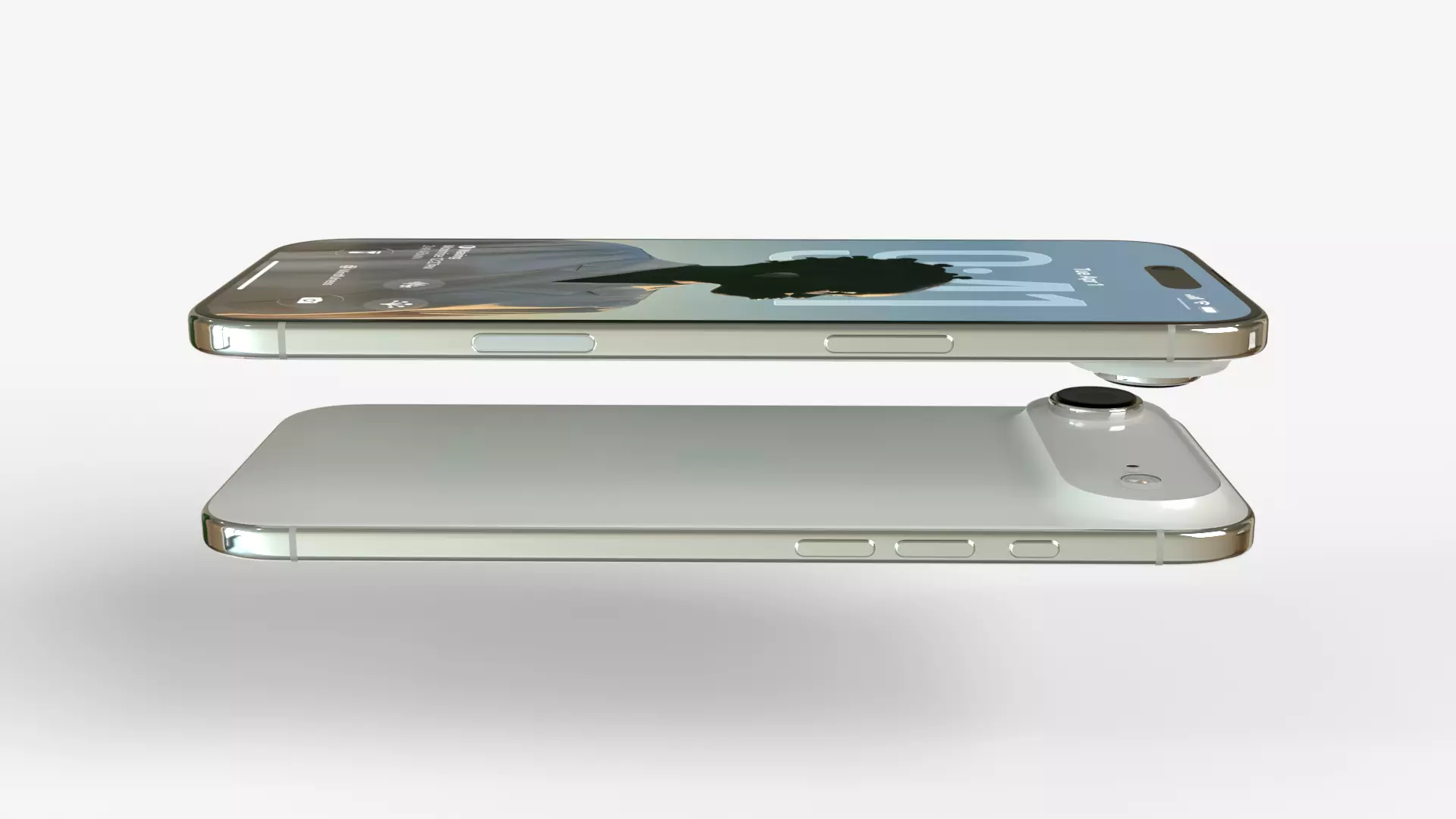 Apple Iphone Air 2025 White 3D model_7