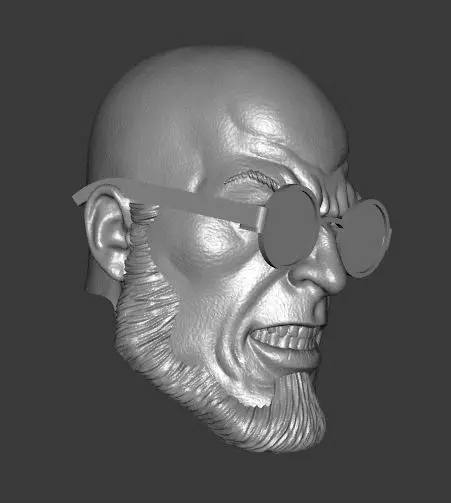 DC BATMAN HUGO STRANGE EXPRESSIONS 3-PACK HEADSCULPT 3D print model_5