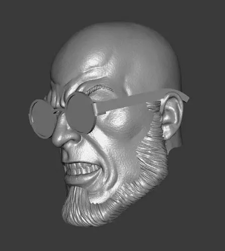 DC BATMAN HUGO STRANGE EXPRESSIONS 3-PACK HEADSCULPT 3D print model_6