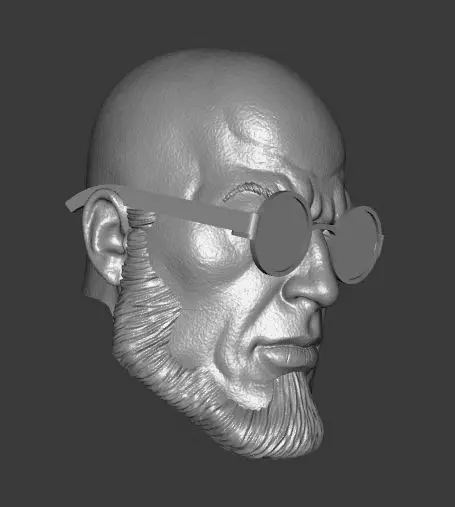 DC BATMAN HUGO STRANGE EXPRESSIONS 3-PACK HEADSCULPT 3D print model_2