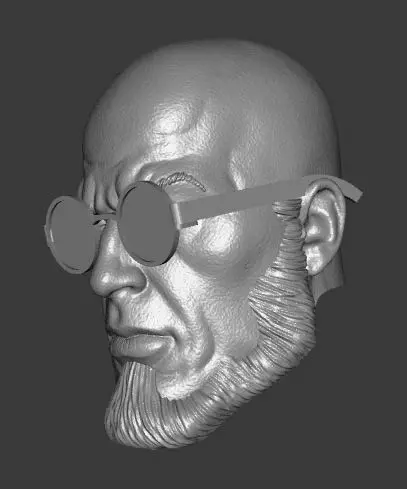 DC BATMAN HUGO STRANGE EXPRESSIONS 3-PACK HEADSCULPT 3D print model_3