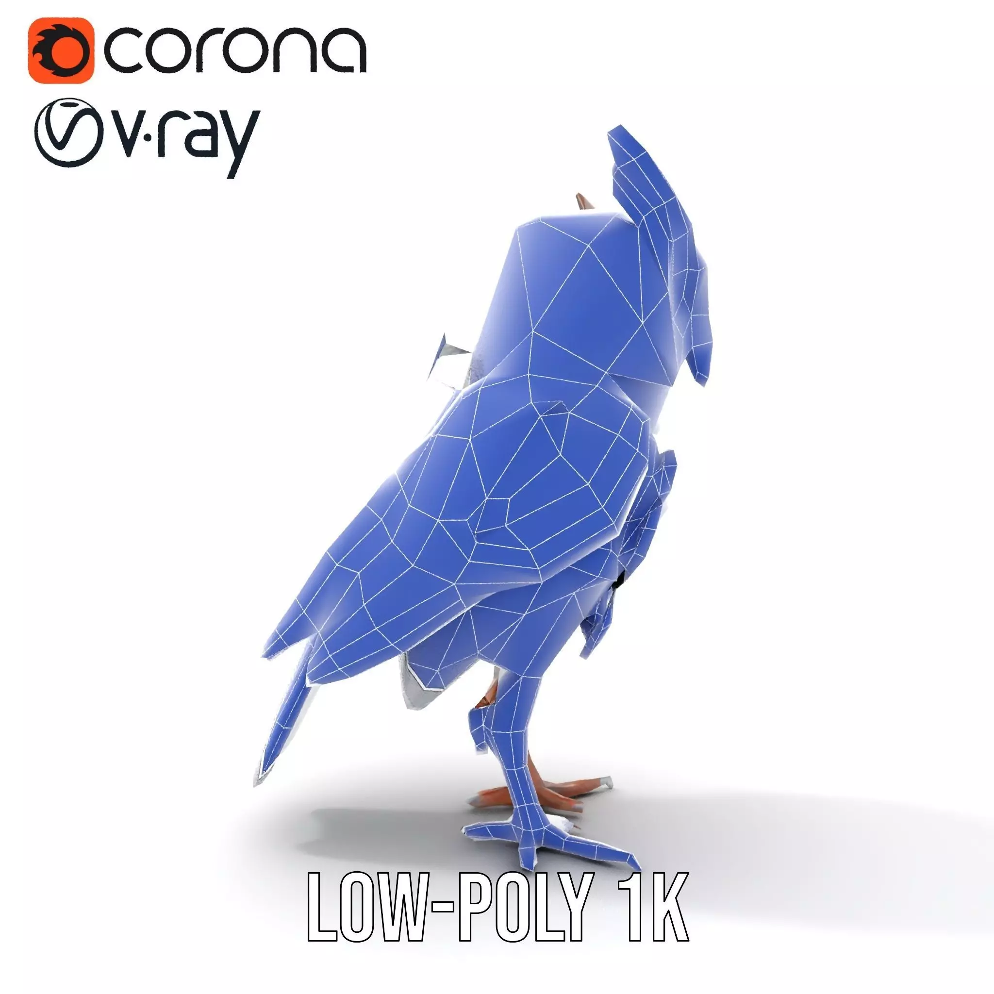 Steampunk Owl Mechanism model pack Low-poly 3D model_31