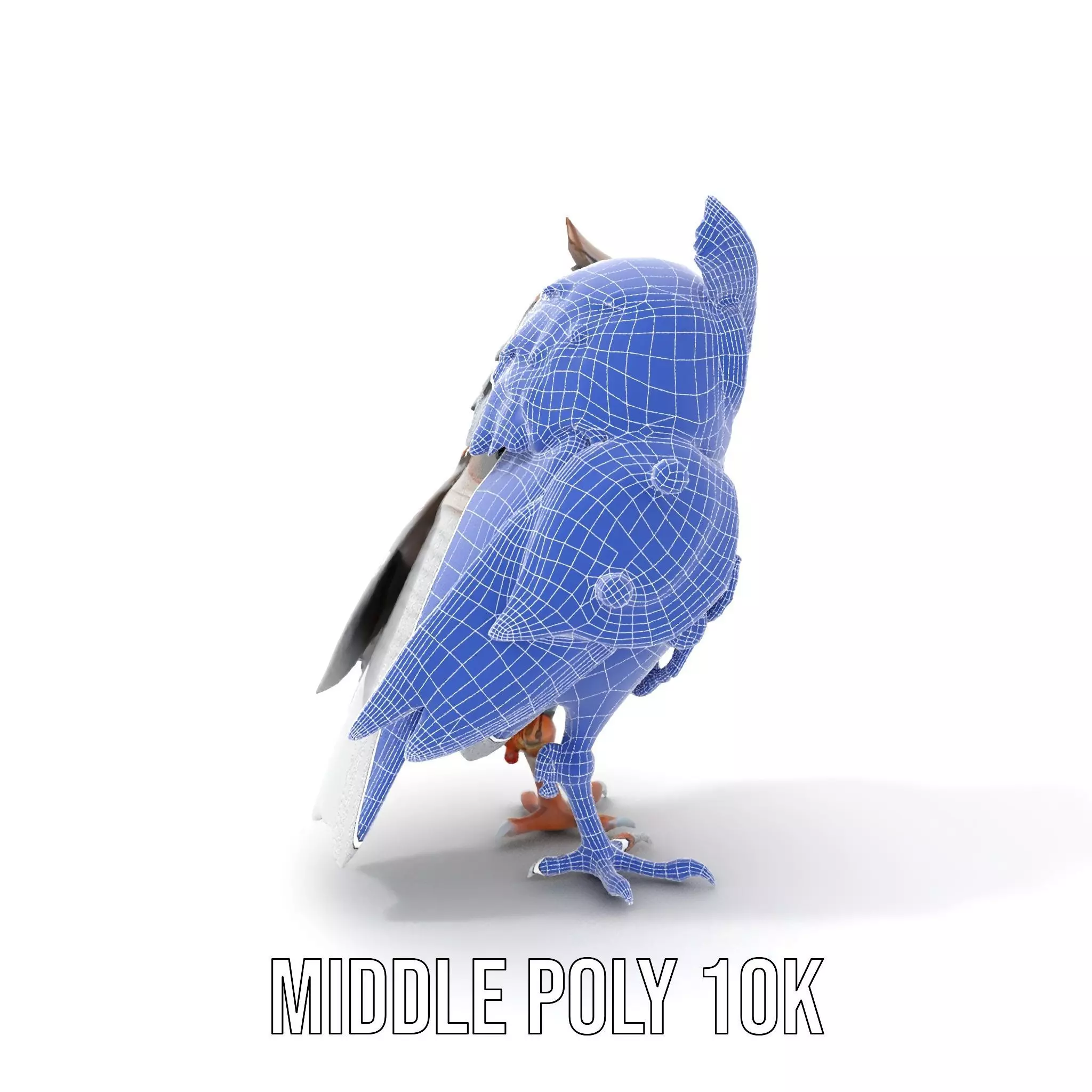 Steampunk Owl Mechanism model pack Low-poly 3D model_27