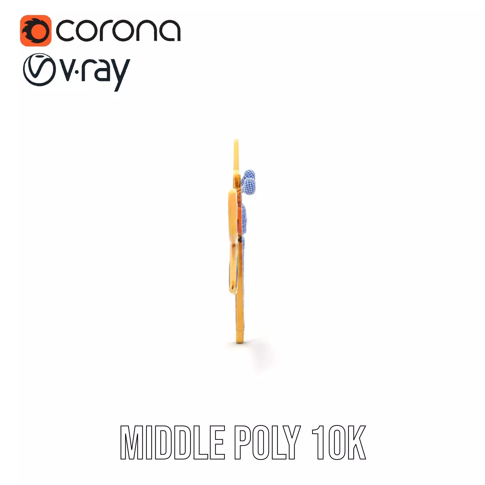 Elegant Dragonfly Brooch model pack Low-poly 3D model_27