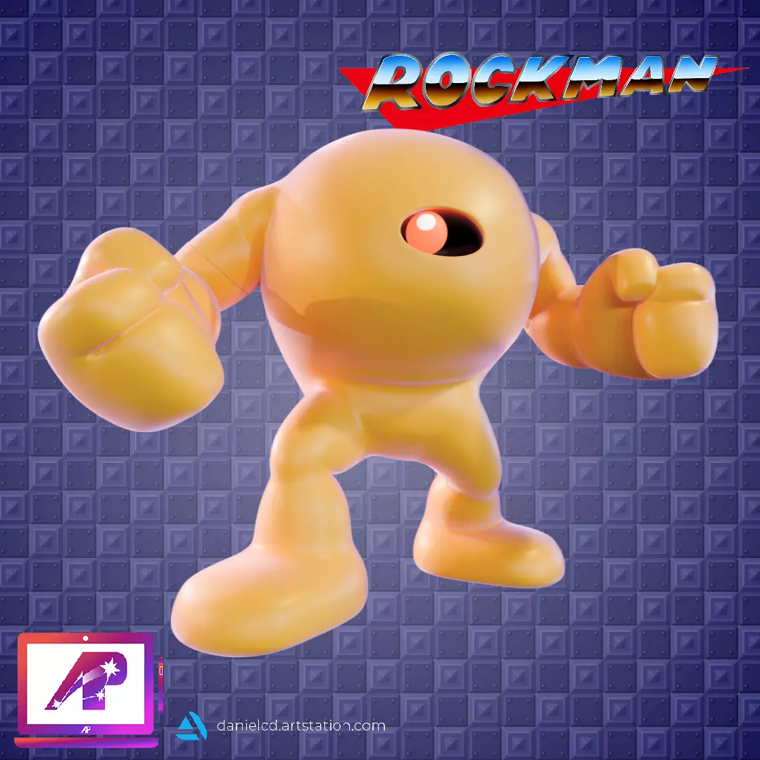 Yellow Devil Megaman Rockman 3D print model_0