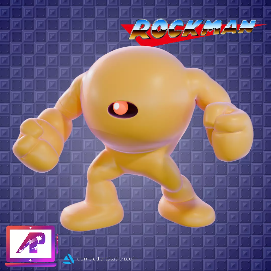 Yellow Devil Megaman Rockman 3D print model_1