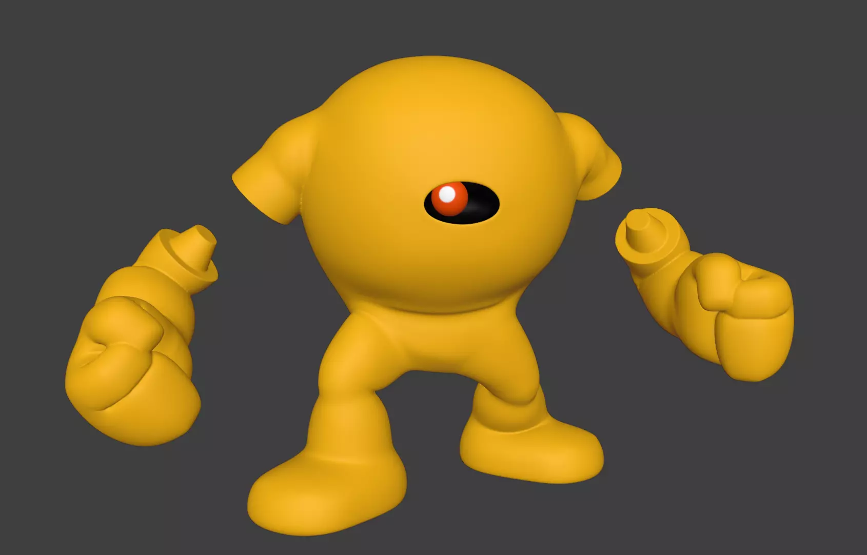 Yellow Devil Megaman Rockman 3D print model_2