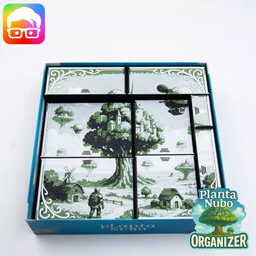 Planta Nubo board game organizer by ammedia3d 3D print model_0