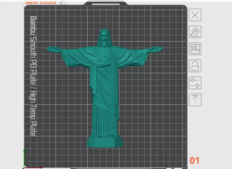 CHRIST THE REDEEMER DIORAMA BRAZIL 3D print model