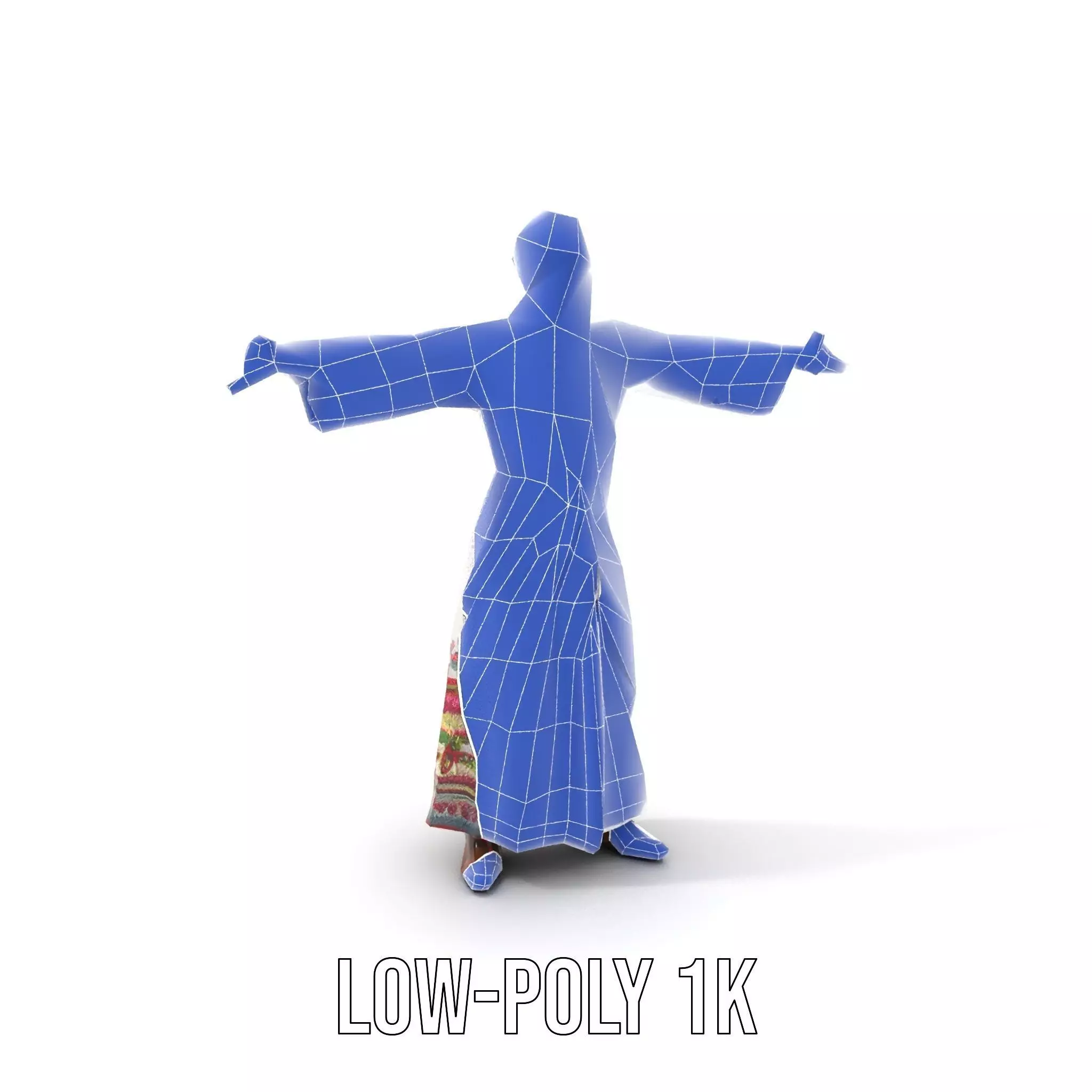 Traditional Embroidered Dress model pack Low-poly 3D model_31