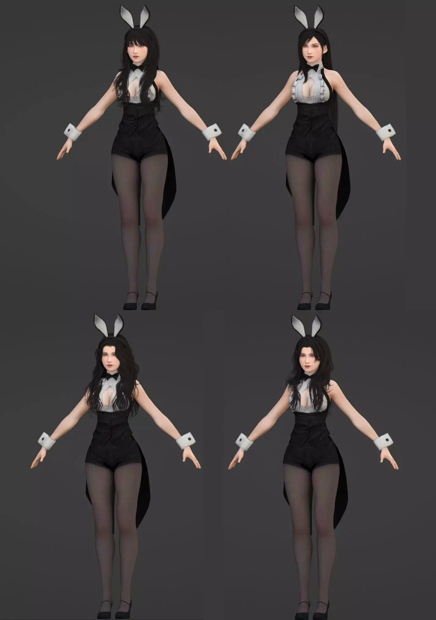 FF7 Tifa lockhart bunny Wear Free 3D model