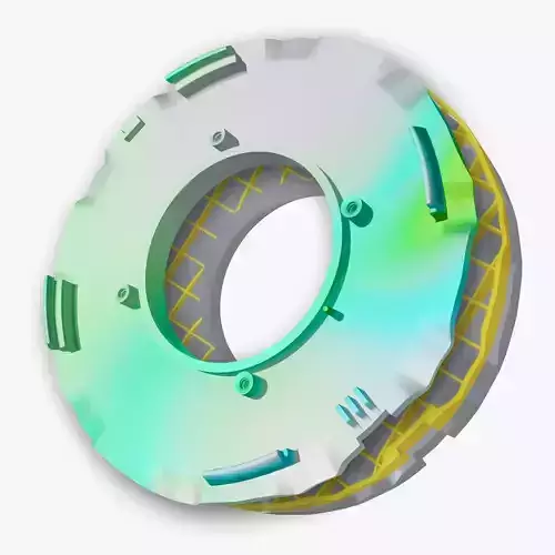 Hyundai sonata 2005 wheel hubcap printable 3D print model