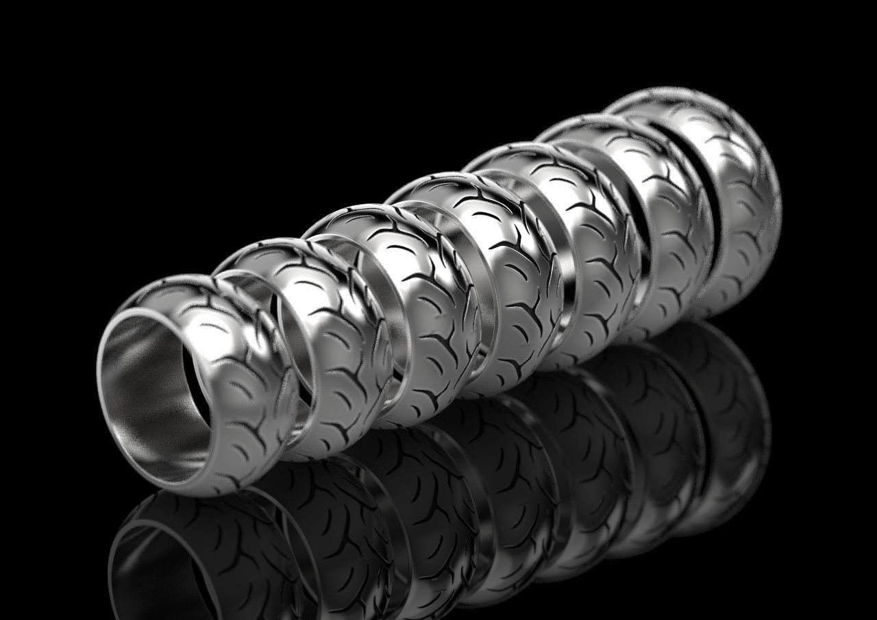 Ring Dunlop Sportmax many sizes 3D print model_1