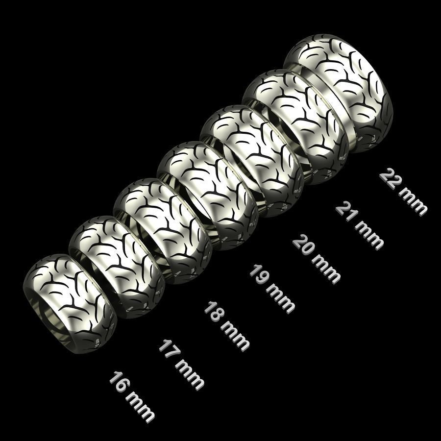 Ring Dunlop Sportmax many sizes 3D print model_2