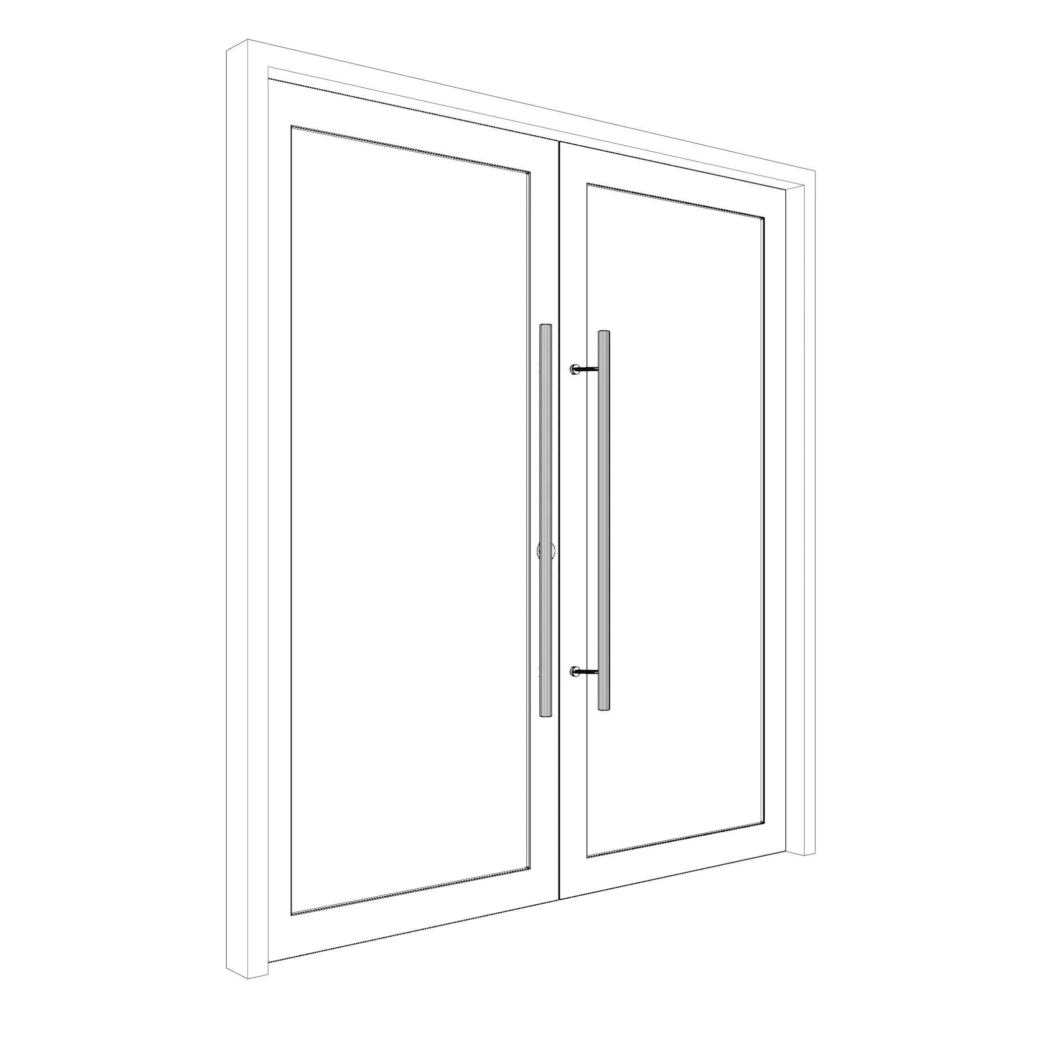 Door 25O42 3D model_5