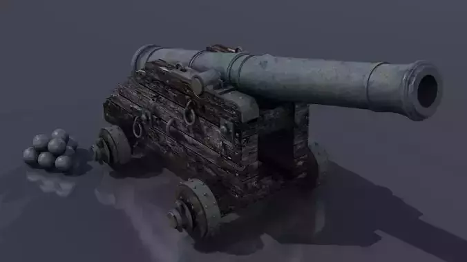 XVIII Century naval cannon