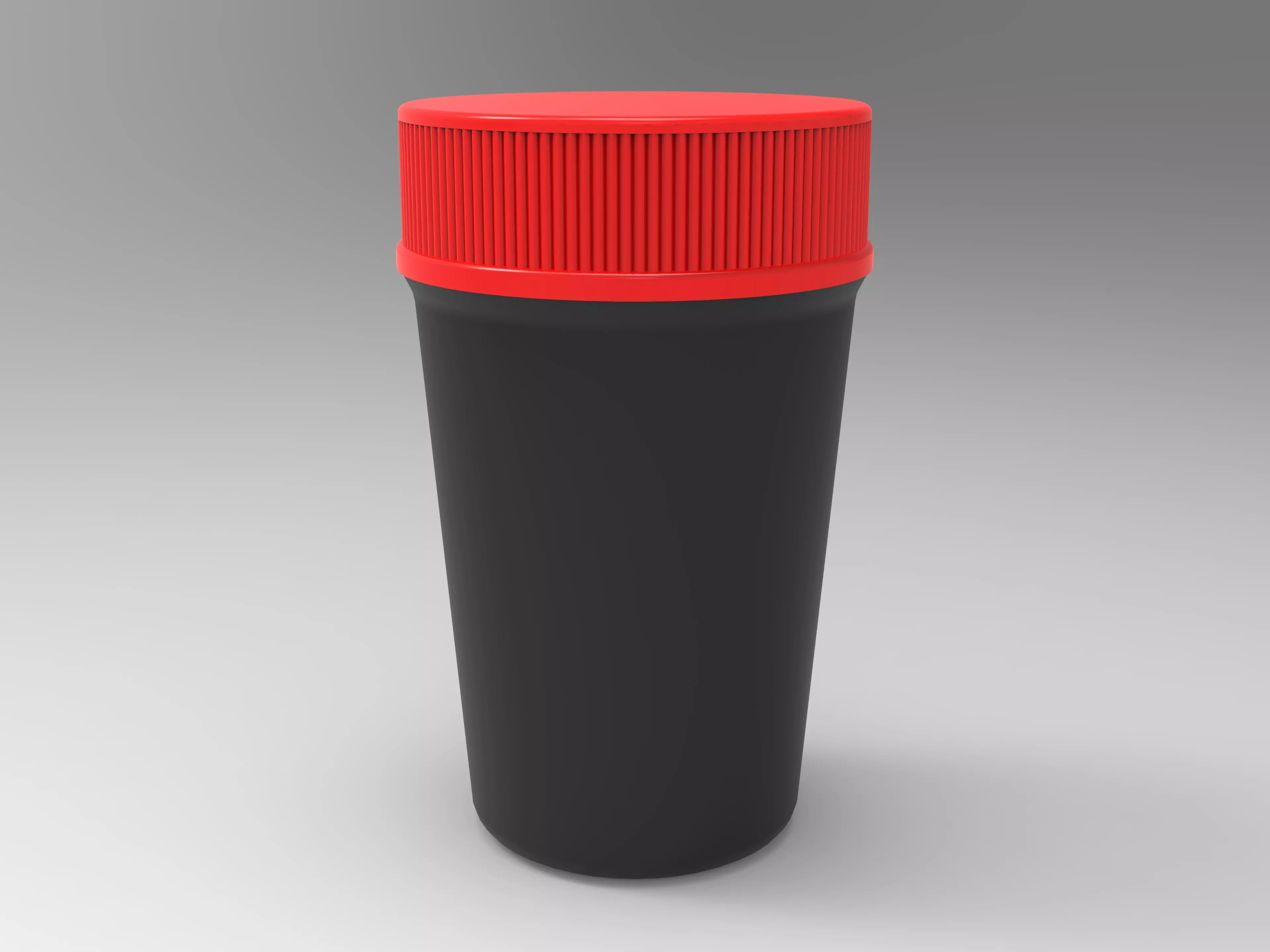 Cilyndrical container Free 3D model