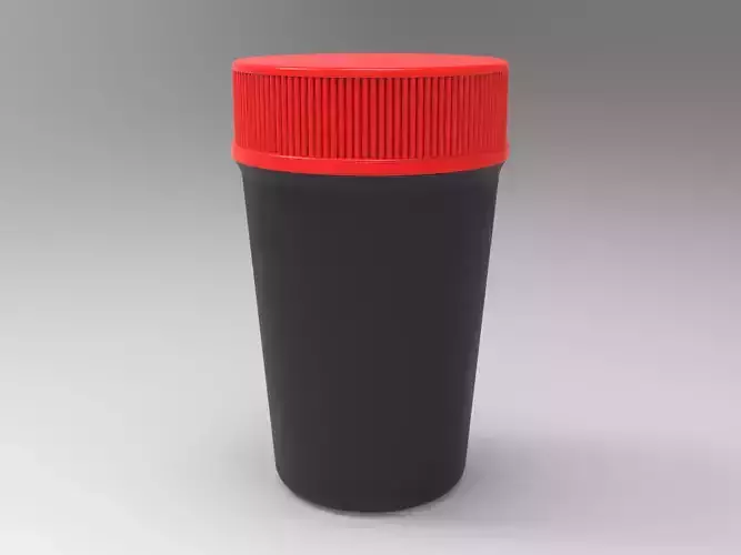 Cilyndrical container