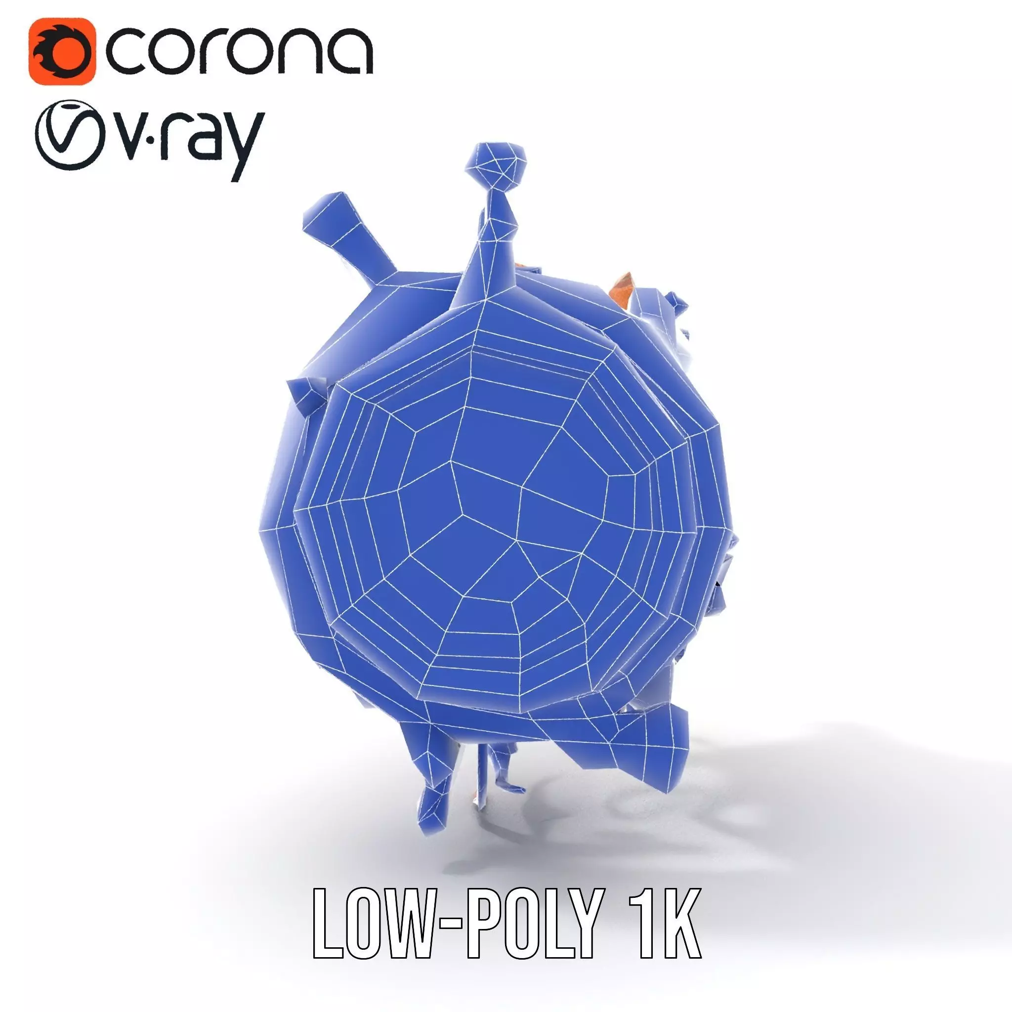 Golden Steampunk Gadget model pack Low-poly 3D model_30