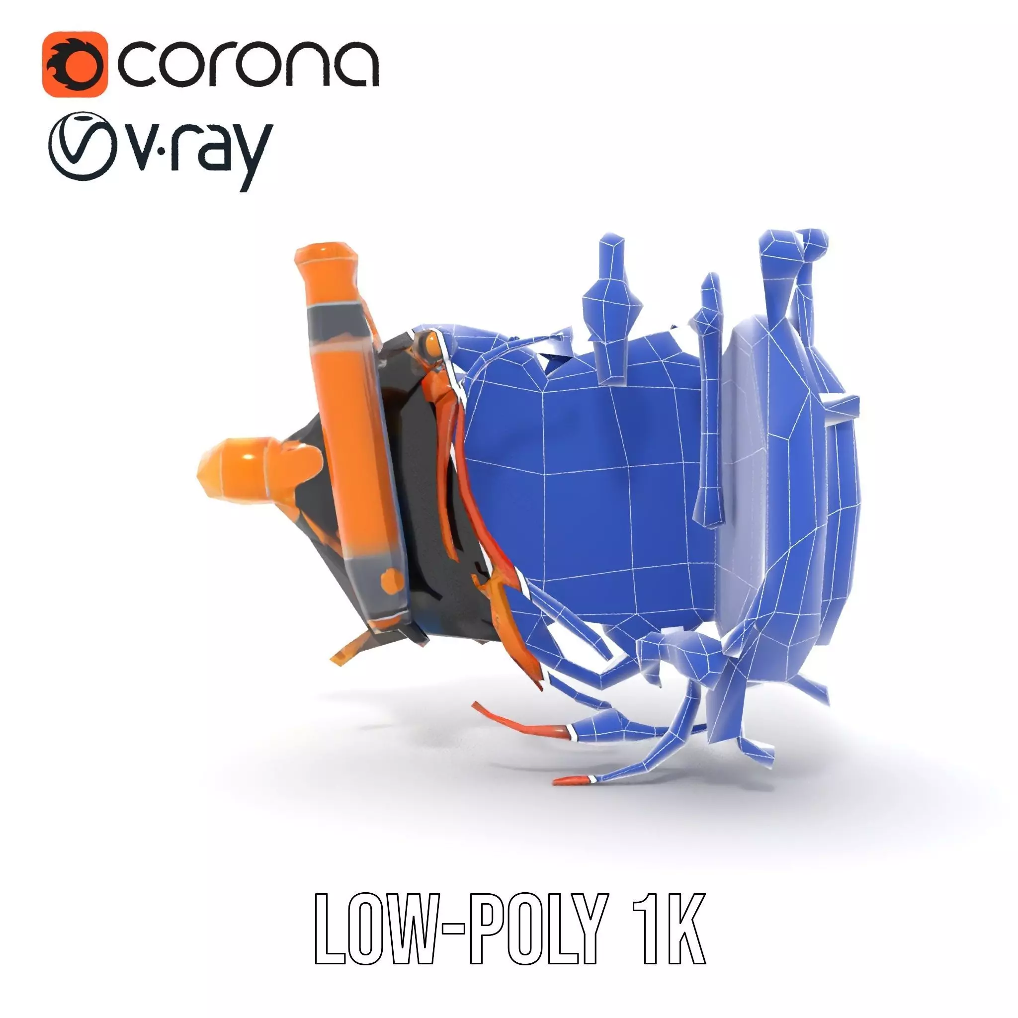 Golden Steampunk Gadget model pack Low-poly 3D model_24