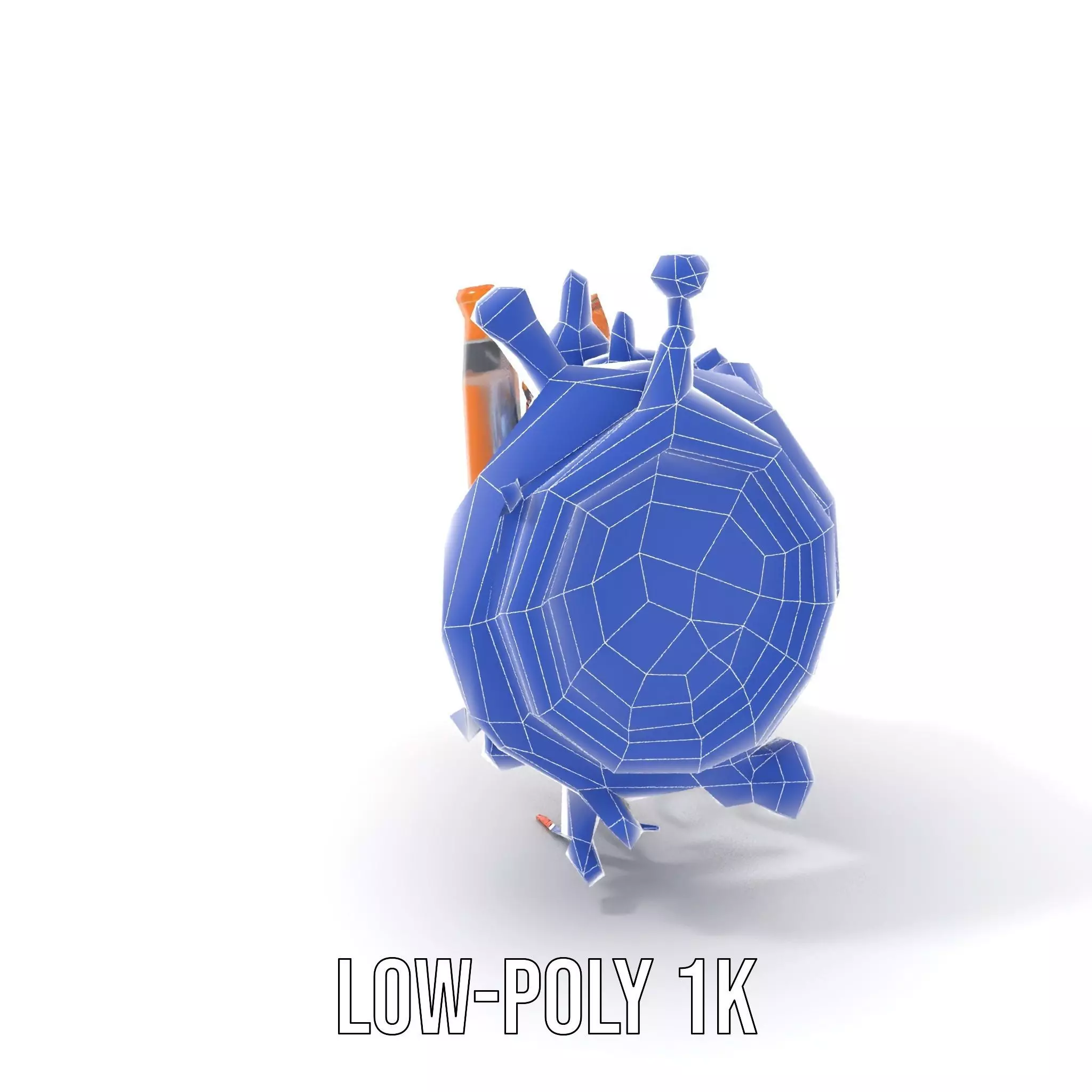 Golden Steampunk Gadget model pack Low-poly 3D model_22