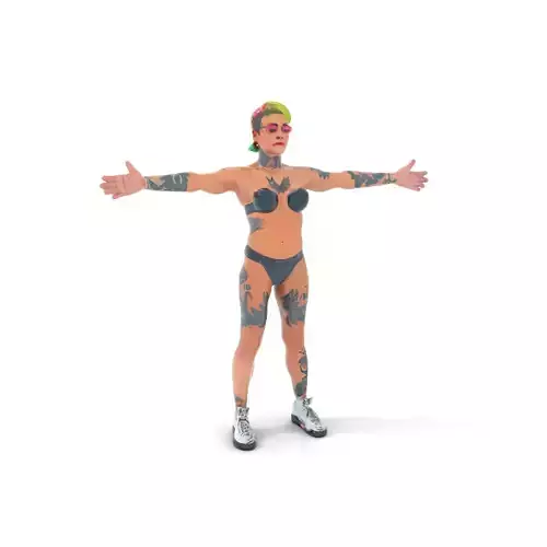 Vivid Tattooed Human model pack