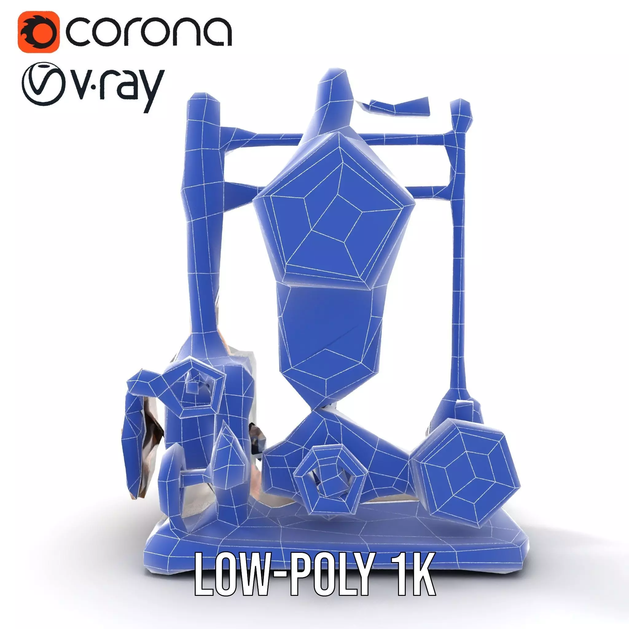 Steampunk Clockwork Brass model pack Low-poly 3D model_28