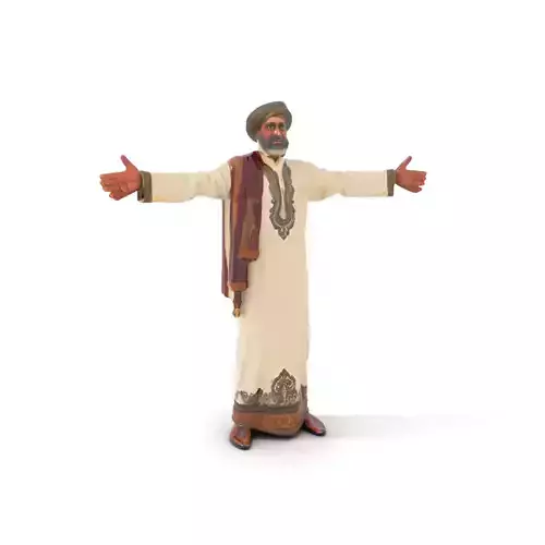 Elegant Traditional Attire model pack