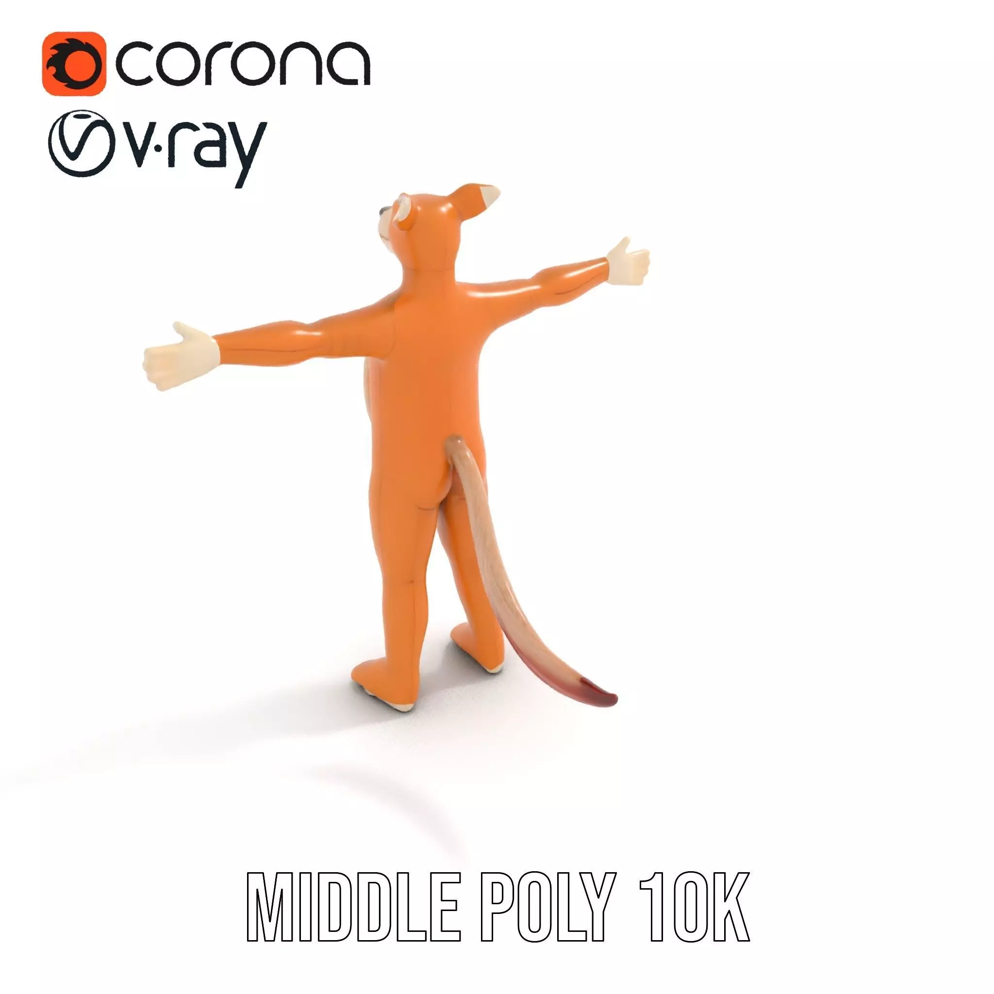 Soft Plush Animal model pack Low-poly 3D model_16