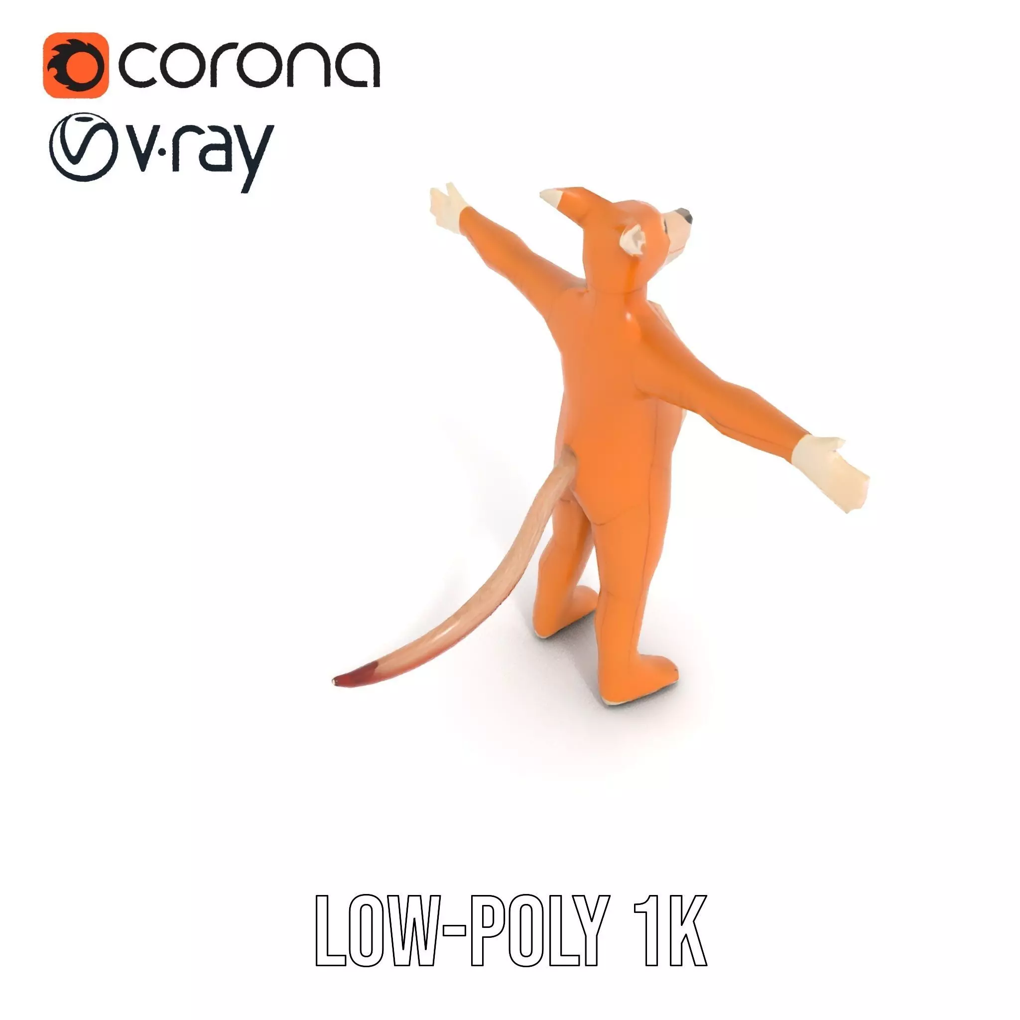 Soft Plush Animal model pack Low-poly 3D model_17