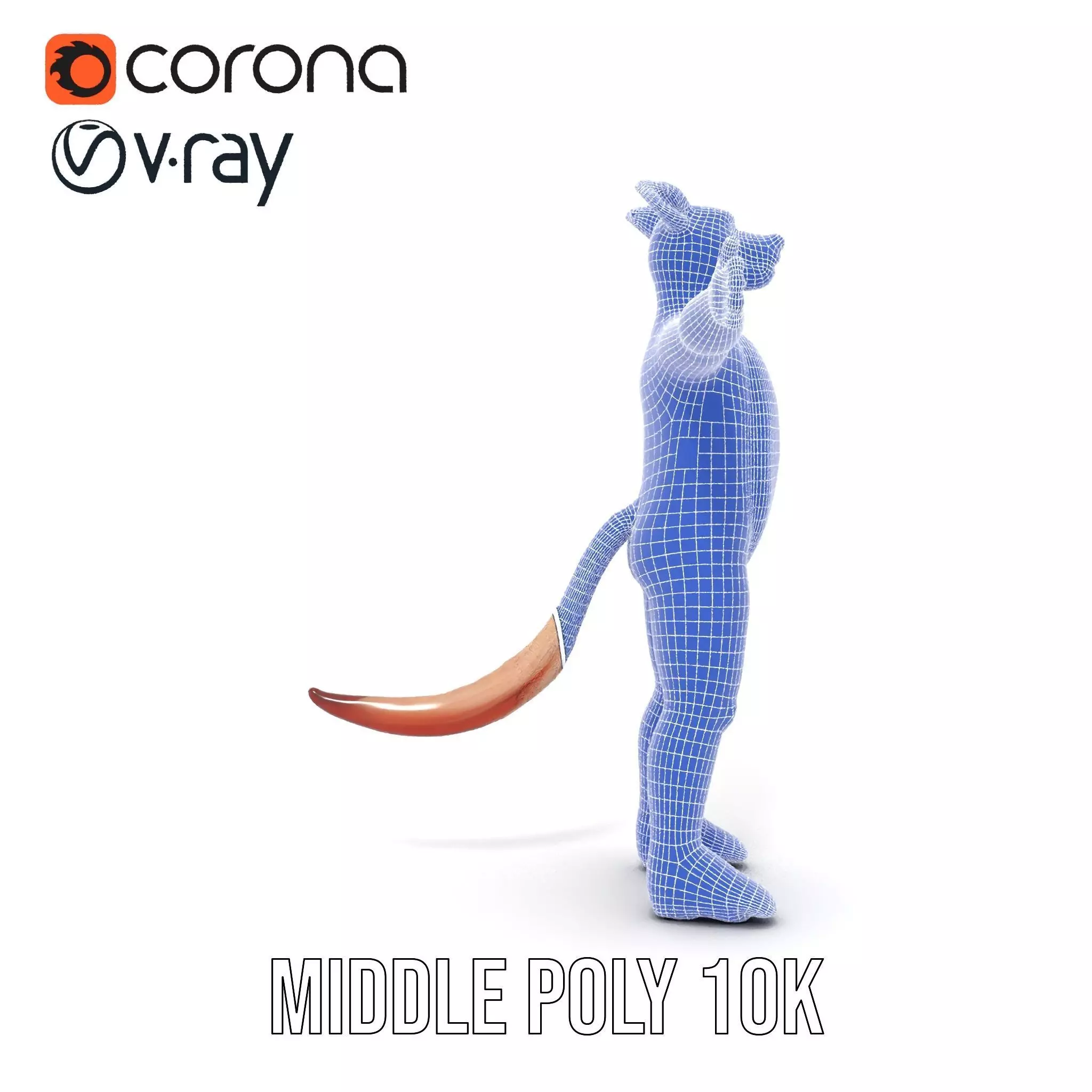 Soft Plush Animal model pack Low-poly 3D model_29