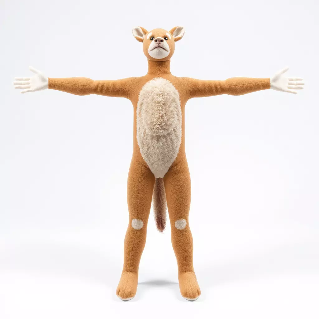 Soft Plush Animal model pack Low-poly 3D model_2