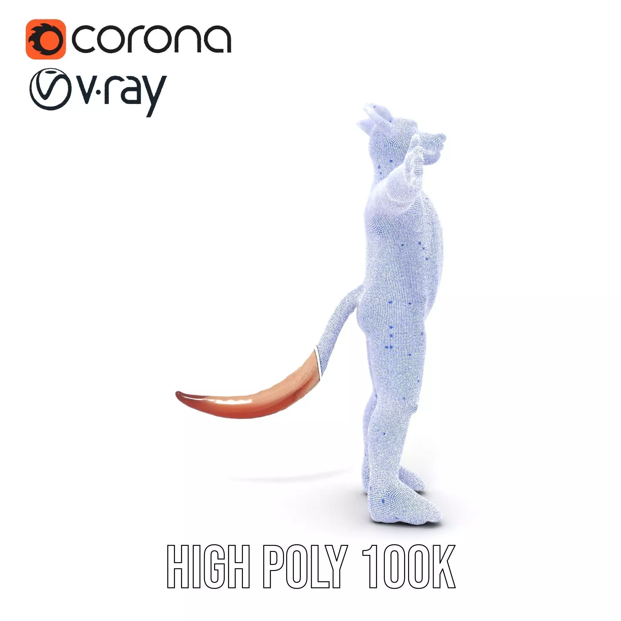 Soft Plush Animal model pack Low-poly 3D model_34