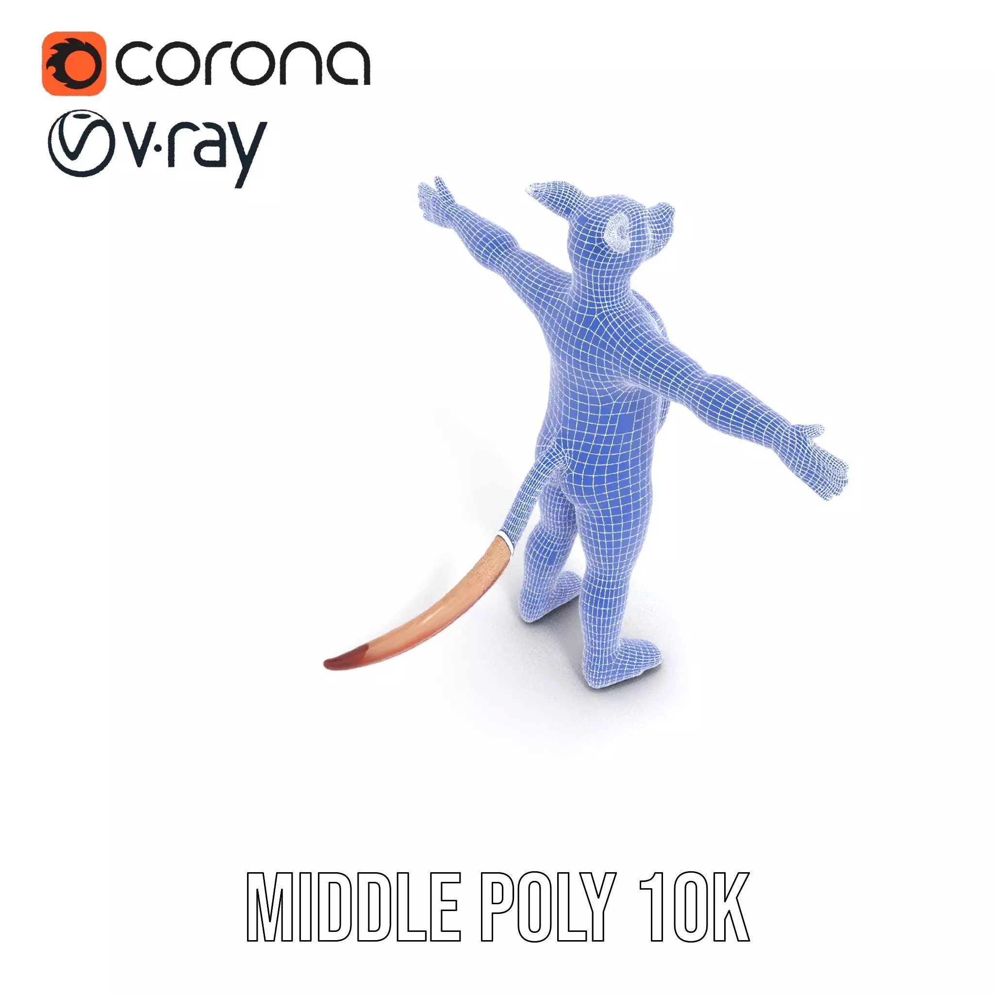 Soft Plush Animal model pack Low-poly 3D model_13