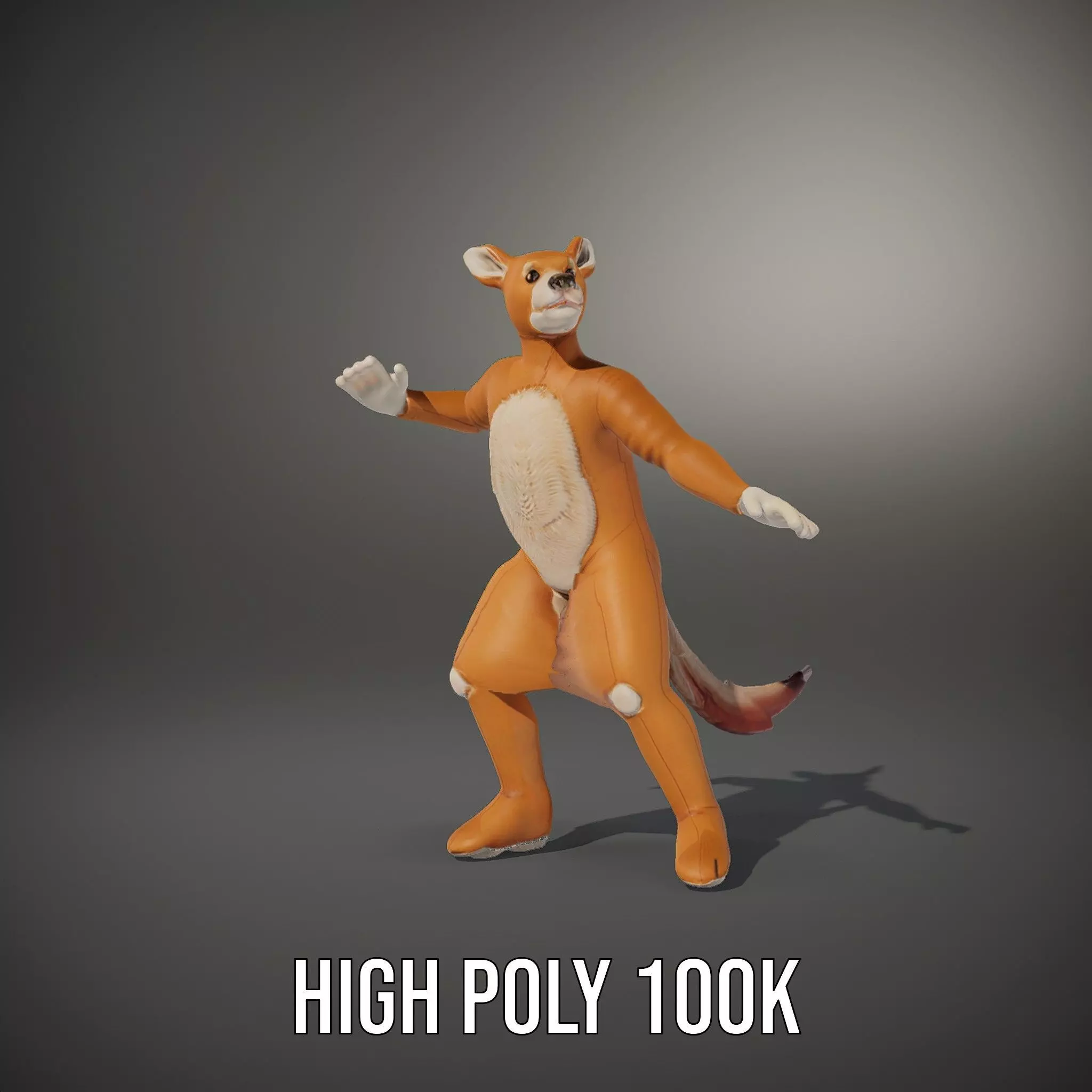 Soft Plush Animal model pack Low-poly 3D model_10