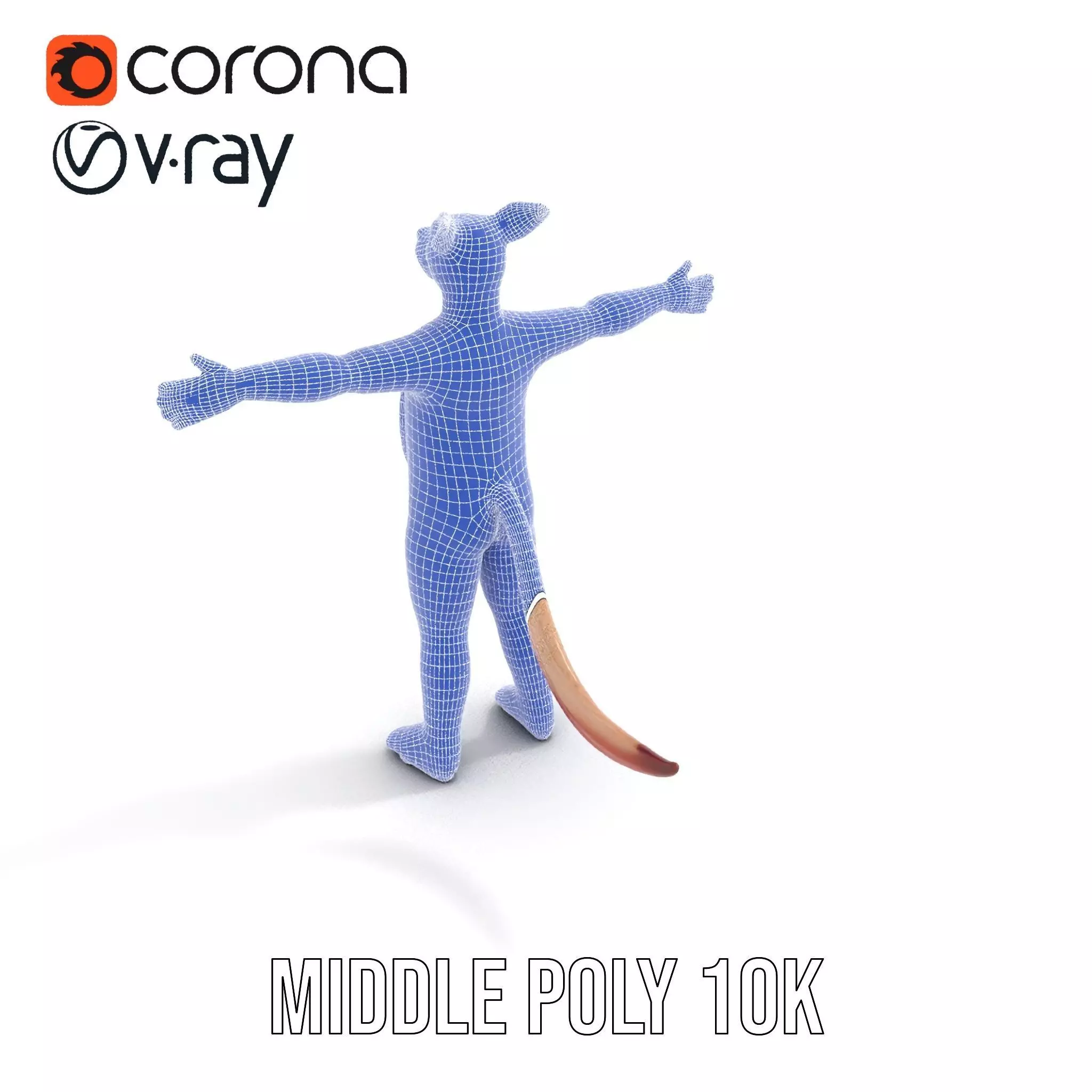 Soft Plush Animal model pack Low-poly 3D model_11