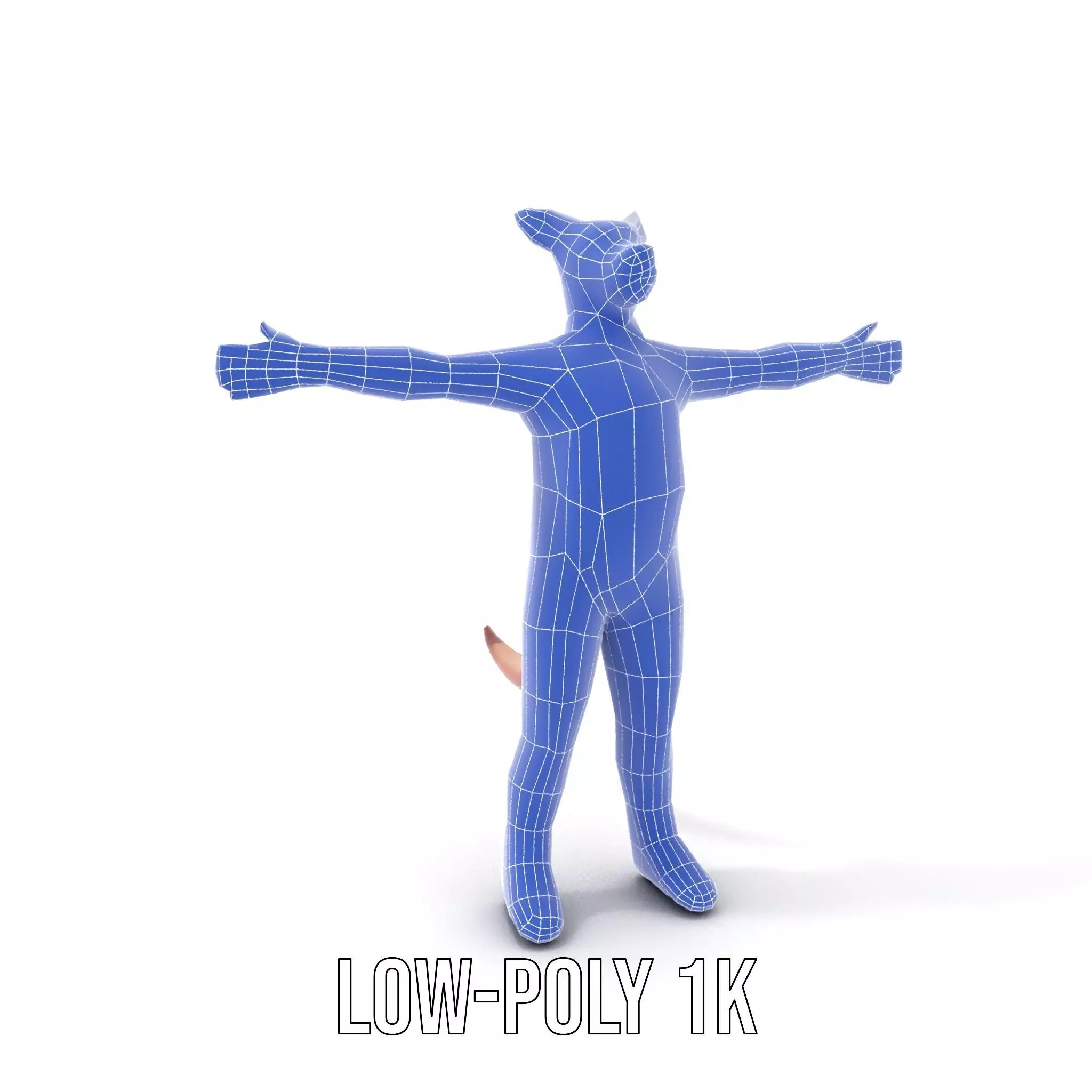 Soft Plush Animal model pack Low-poly 3D model_25