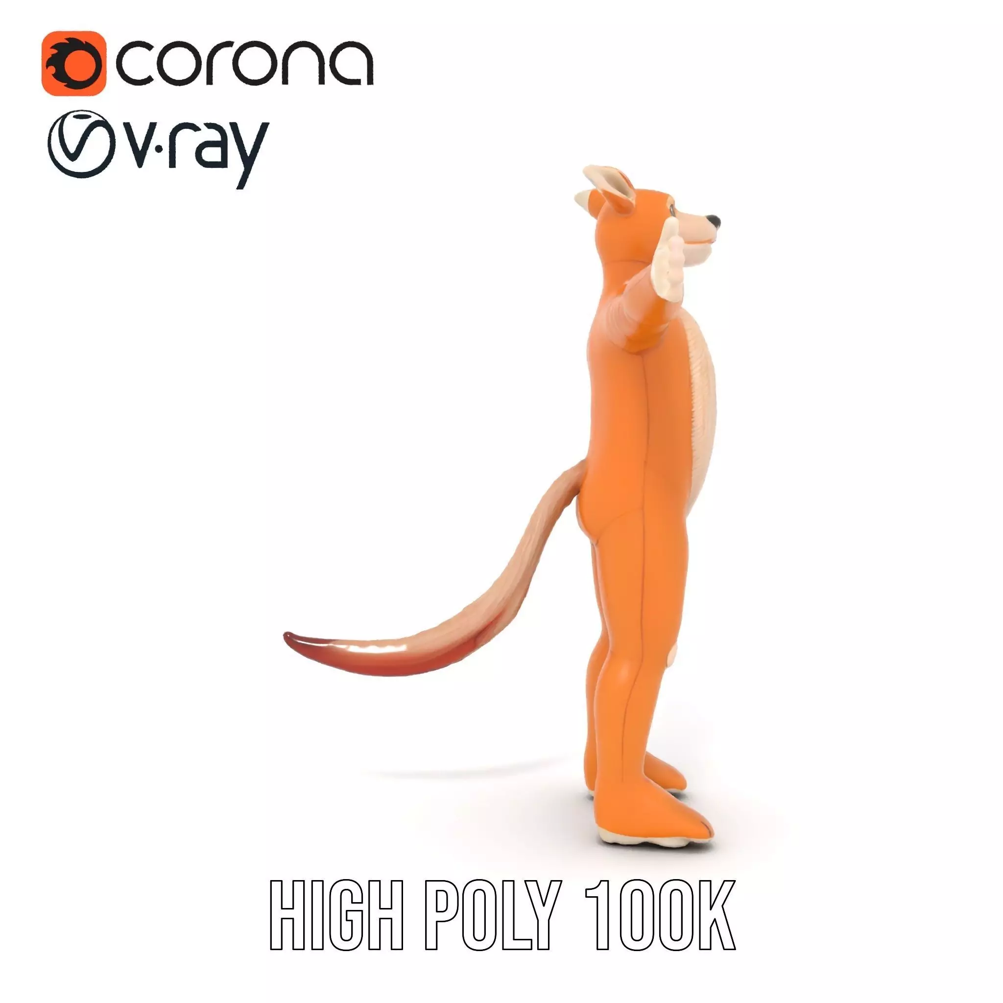 Soft Plush Animal model pack Low-poly 3D model_32