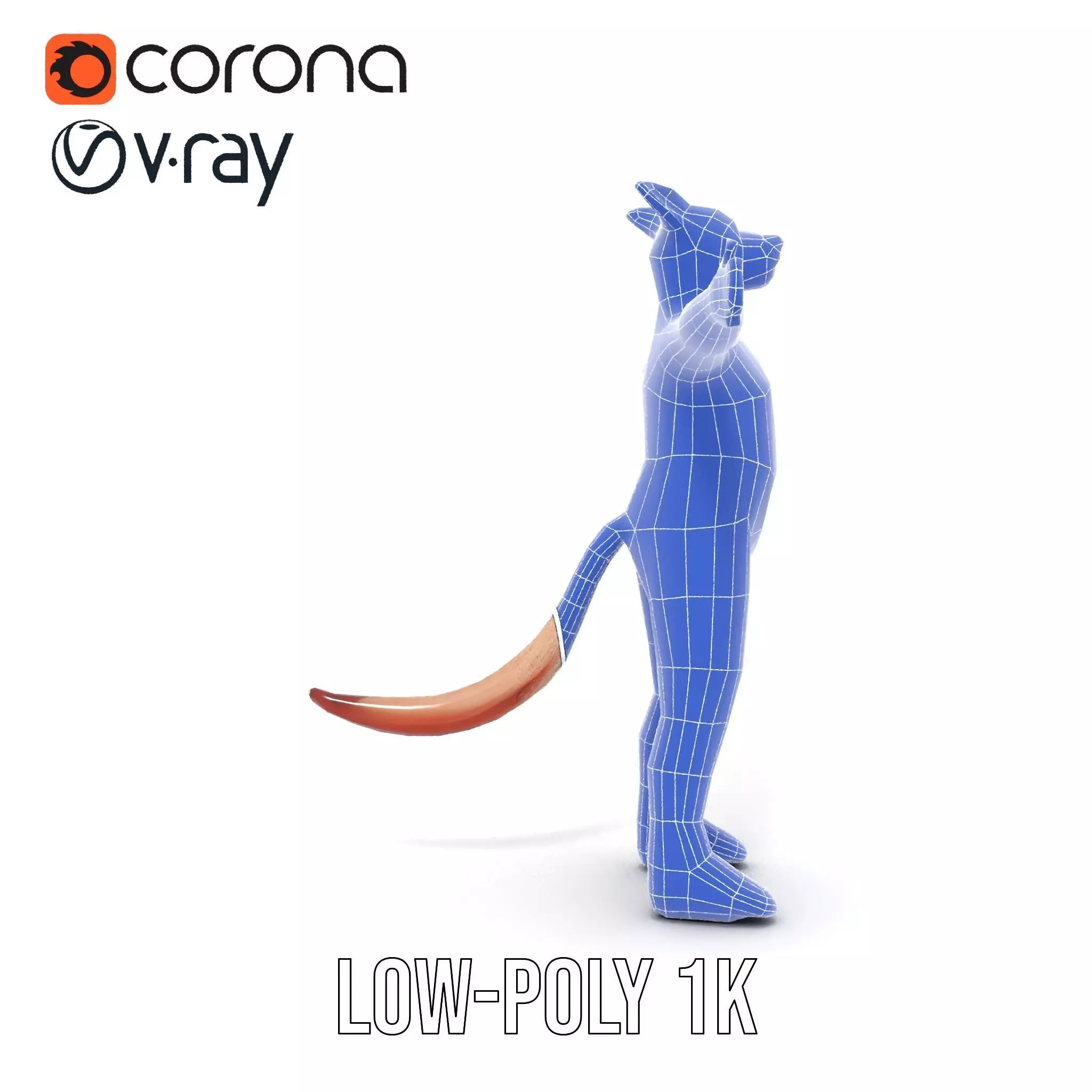 Soft Plush Animal model pack Low-poly 3D model_30