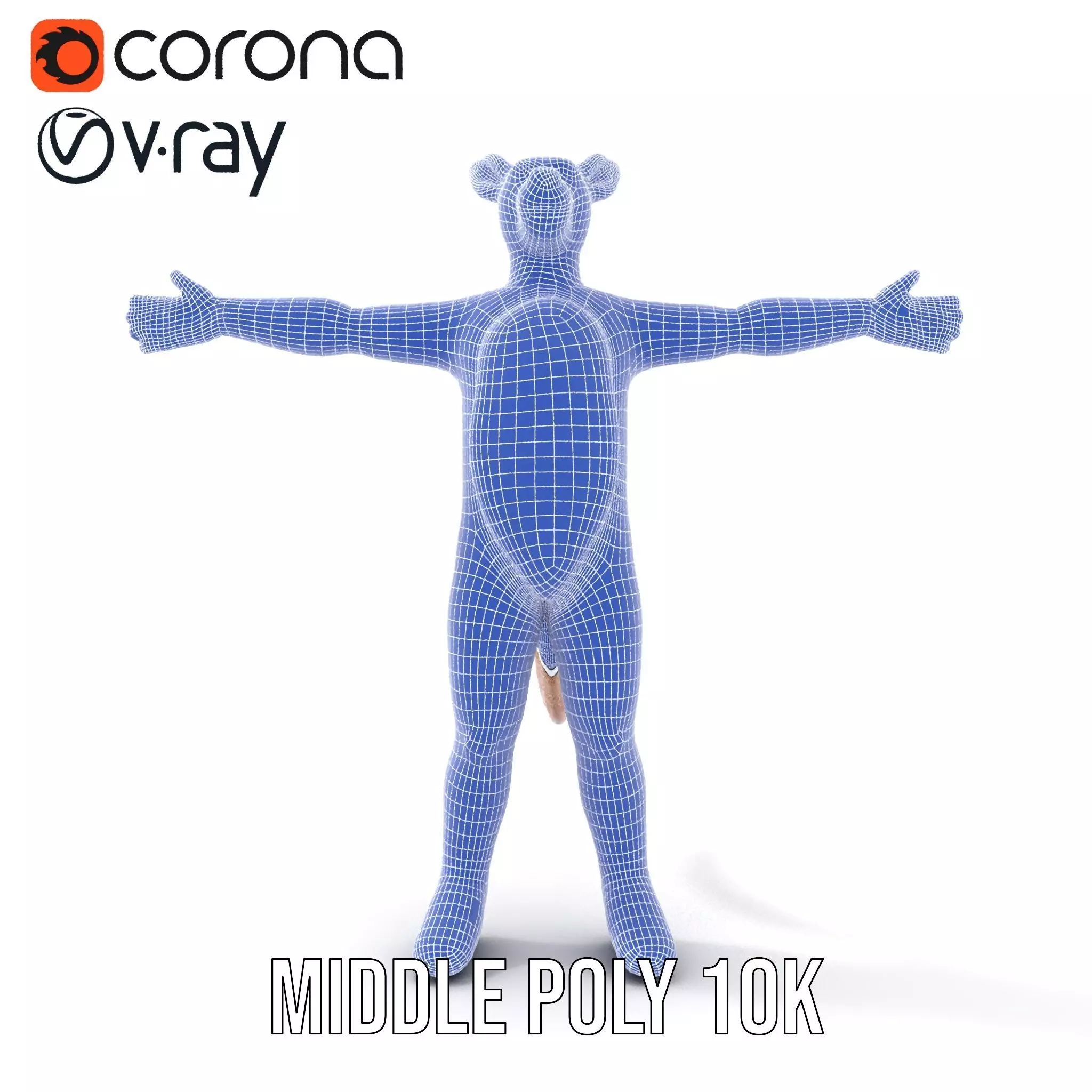 Soft Plush Animal model pack Low-poly 3D model_26