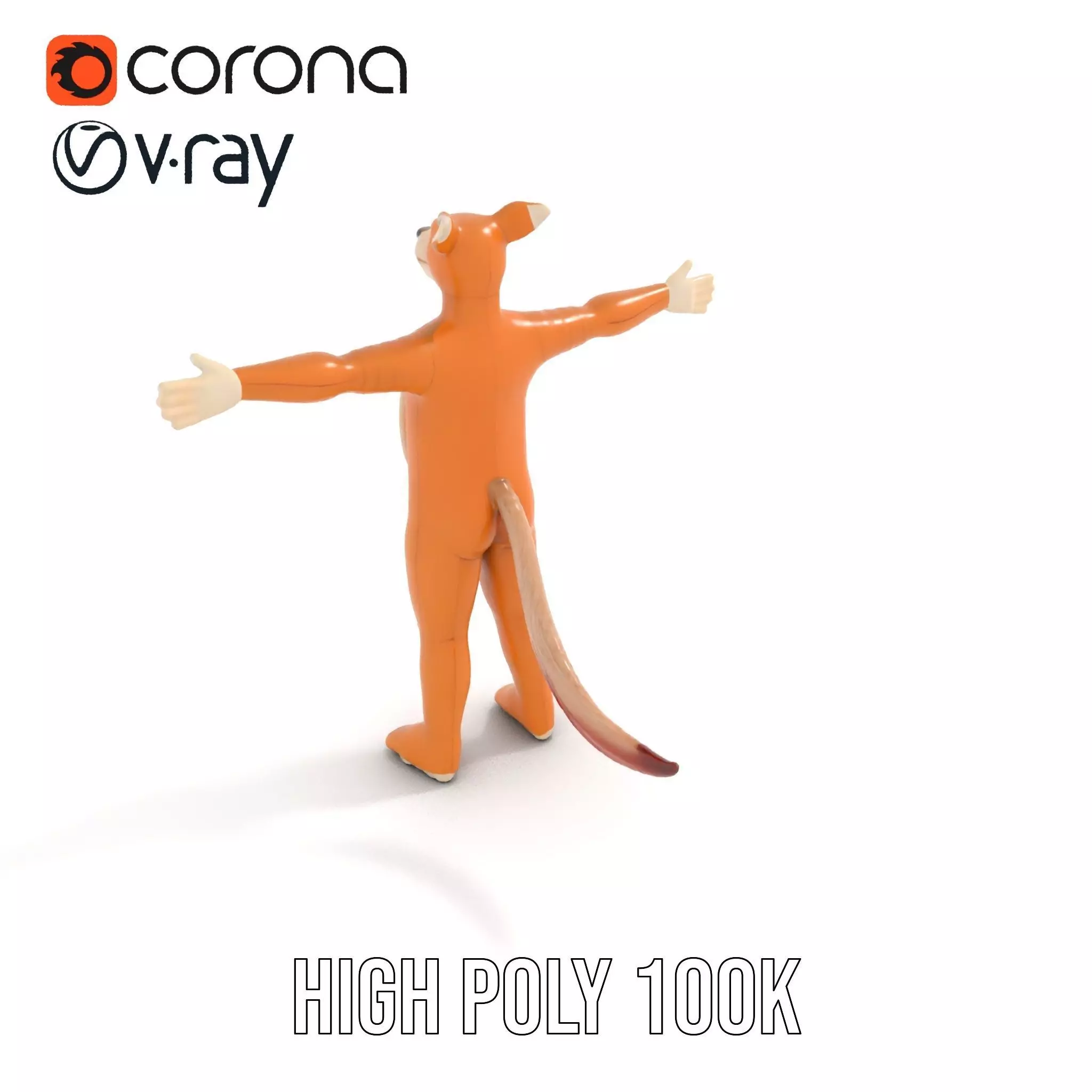 Soft Plush Animal model pack Low-poly 3D model_20