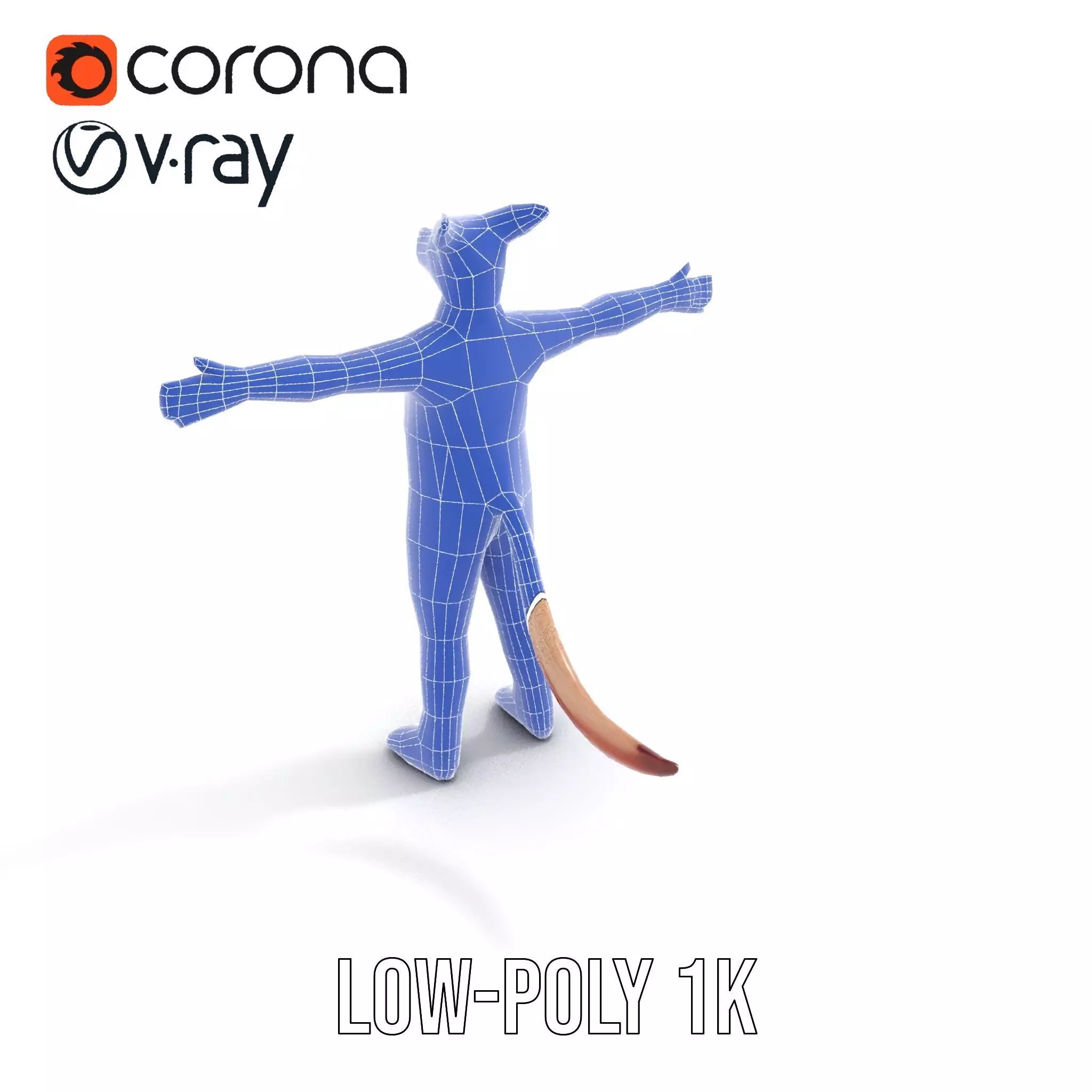 Soft Plush Animal model pack Low-poly 3D model_22